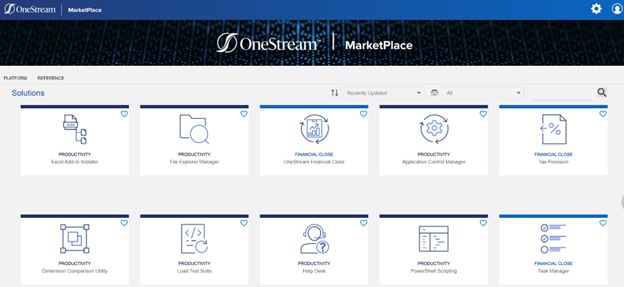 OneStream Marketplace
