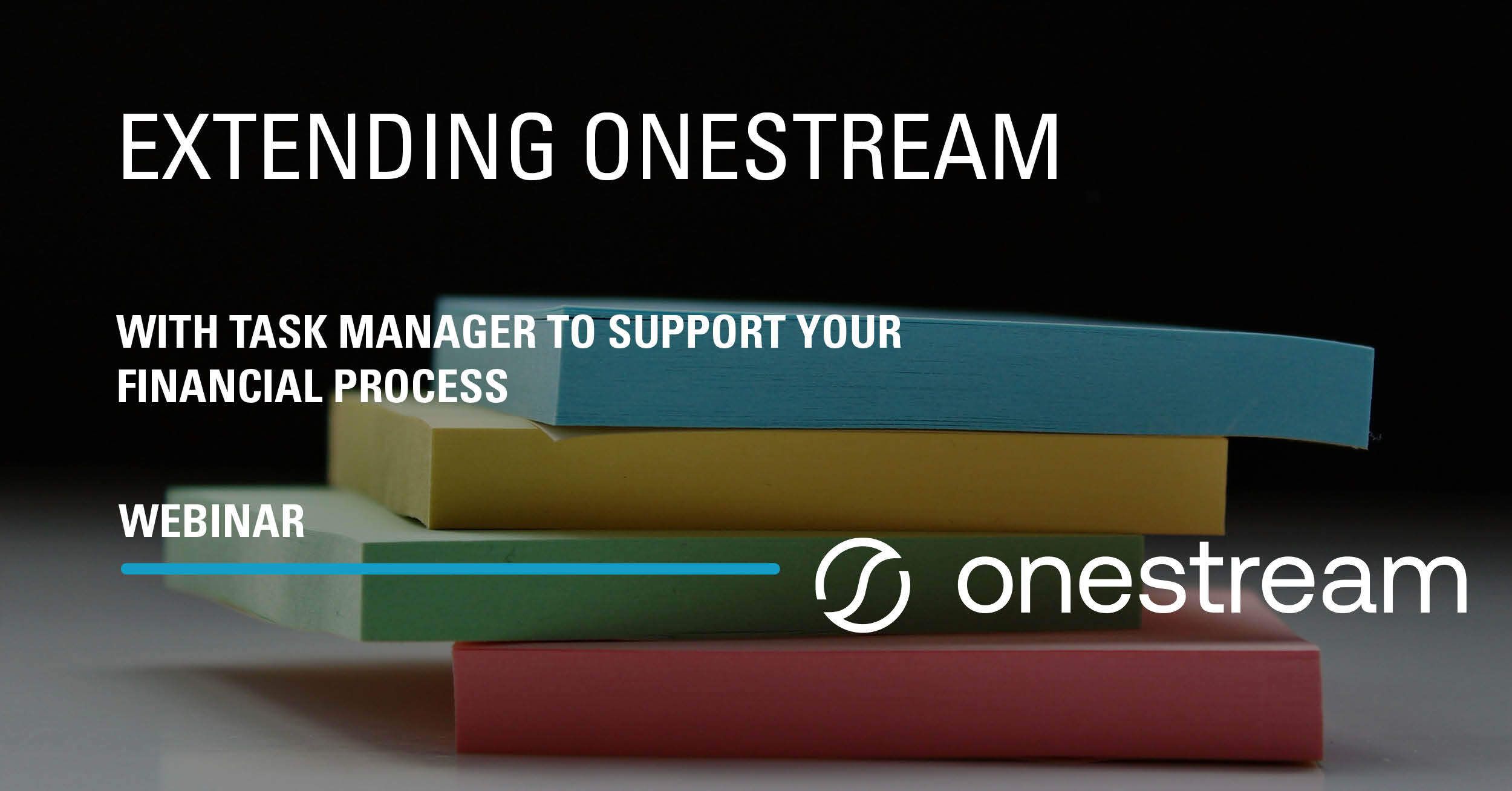Webinar OneStream Task Manager no date