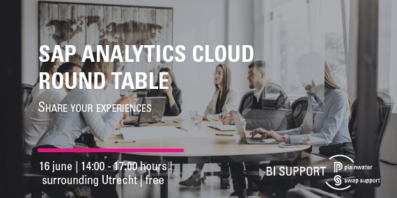 Round Table Session: SAP Analytics Cloud - Register now