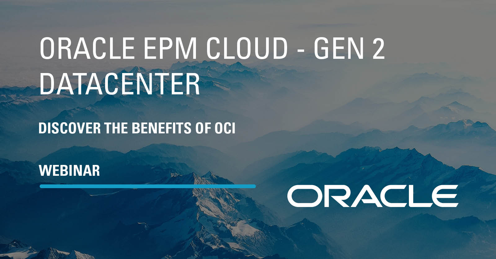 Download webinar Oracle EPM Cloud - GEN 2 datacenter