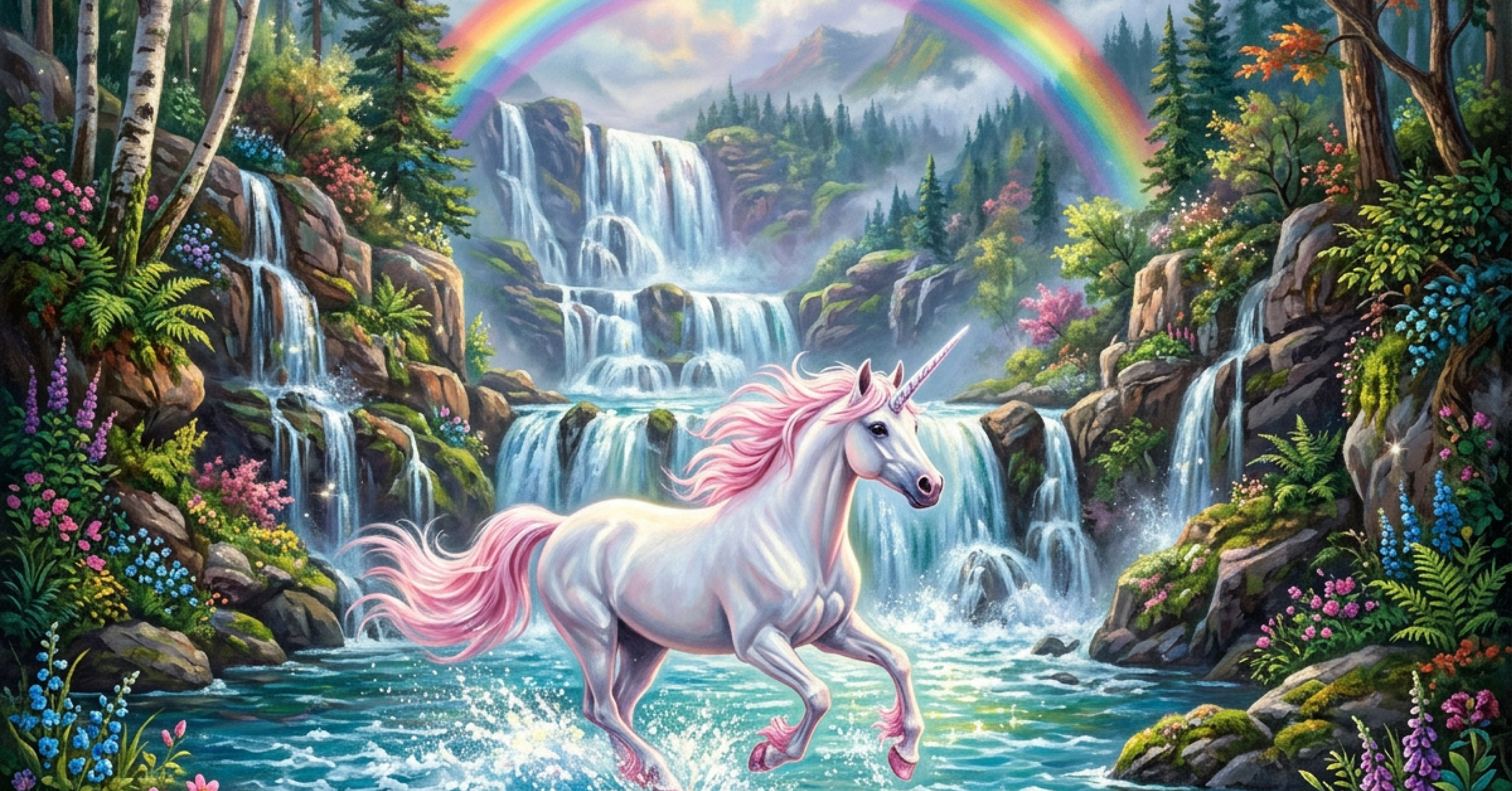 Waterfall unicorn