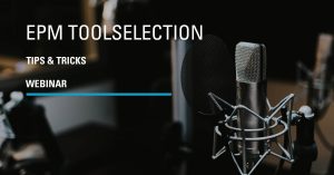 Webinar EPM tool selection